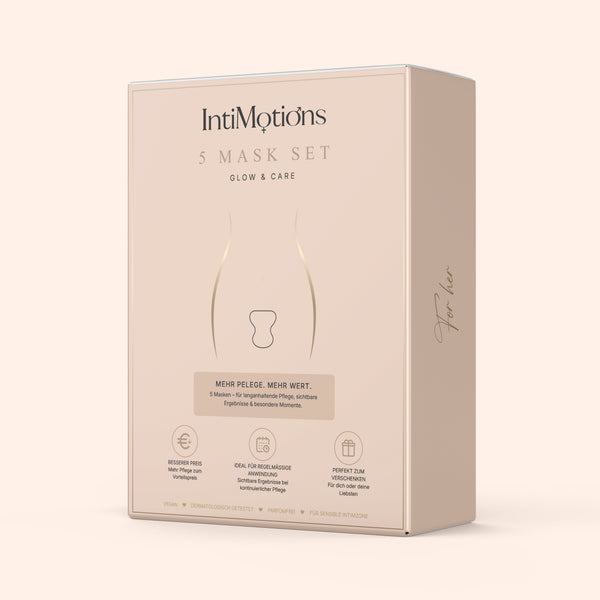 5x Glow After Care - Brightening Mask Aufhellende Intimpflegemaske für die Frau