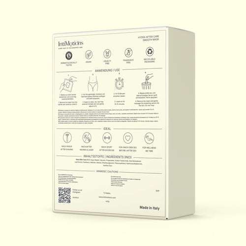 5x Hydra After Care - Smooth Mask Beruhigende Intimpflegemaske für die Frau